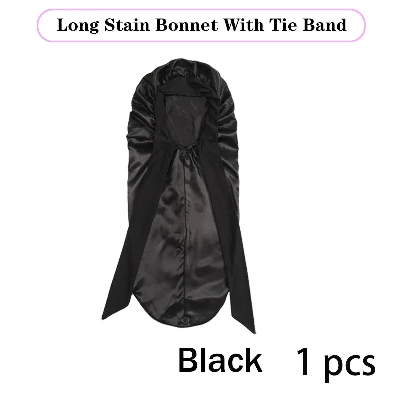 Long Satin Sleep Bonnet