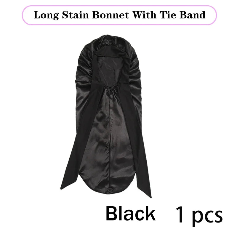 Long Satin Sleep Bonnet