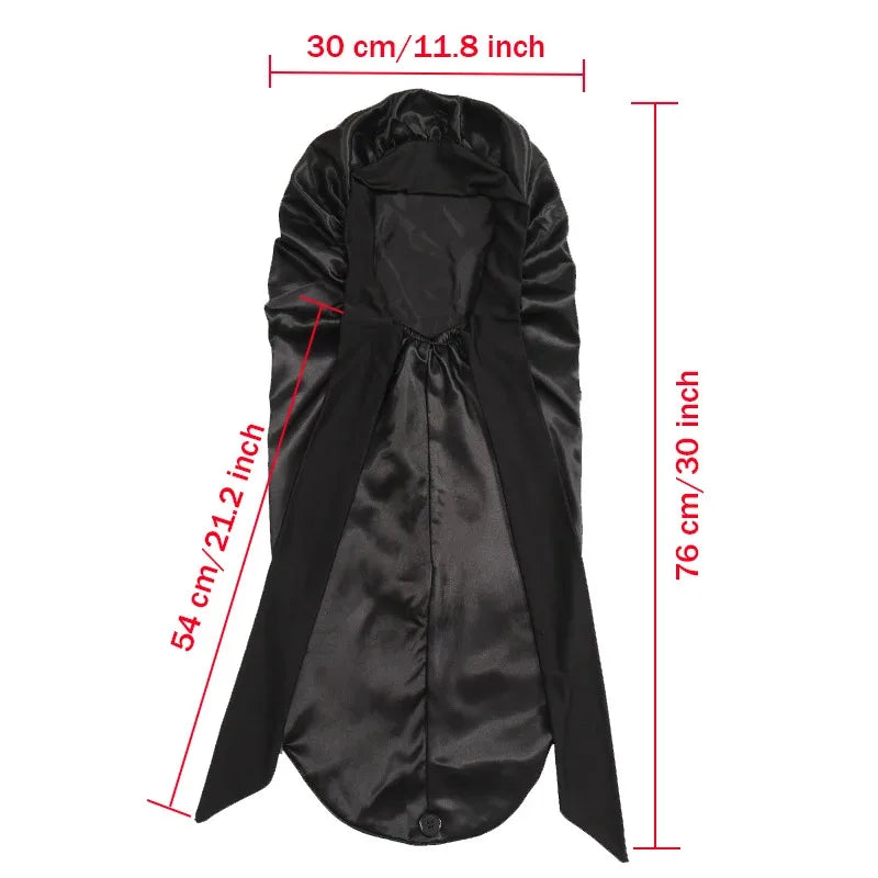Long Satin Sleep Bonnet